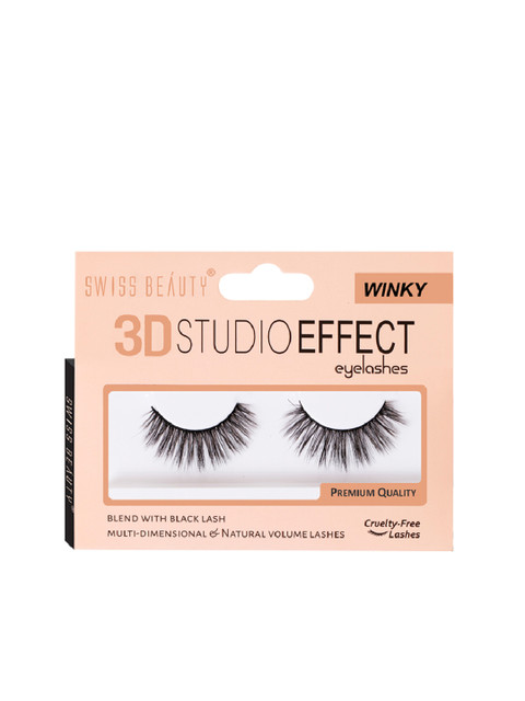 

SWISS BEAUTY 3d Studio Effect Eyelashes - Winky, Black