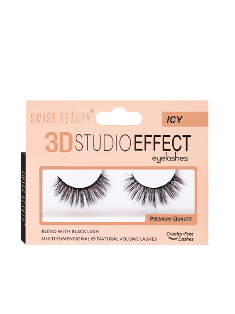 

SWISS BEAUTY 3D Studio Effect Eyelashes - Icy, Black