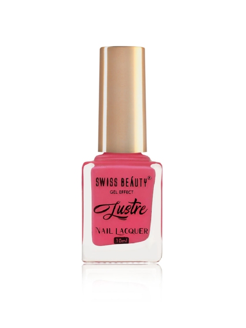 

SWISS BEAUTY Gel Effect Lustre Nail Lacquer-10, Pink