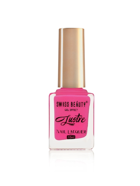 

SWISS BEAUTY Gel Effect Lustre Nail Lacquer - 12, Pink