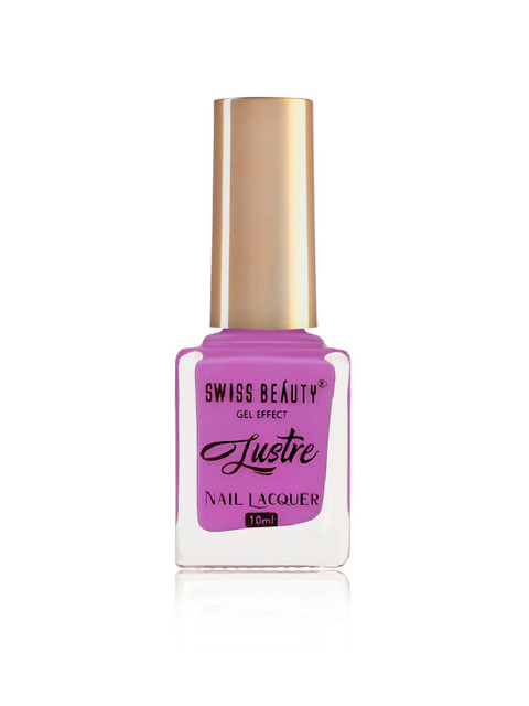 

SWISS BEAUTY Gel Effect Lustre Nail Lacquer - 13, Purple