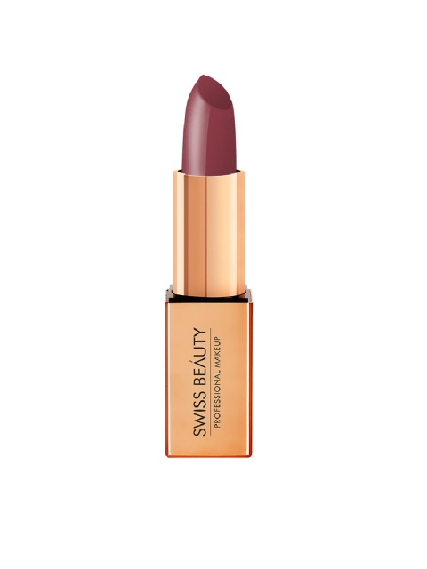 

SWISS BEAUTY Silk Matte Lipstick - 10 Divine Wine, Burgundy