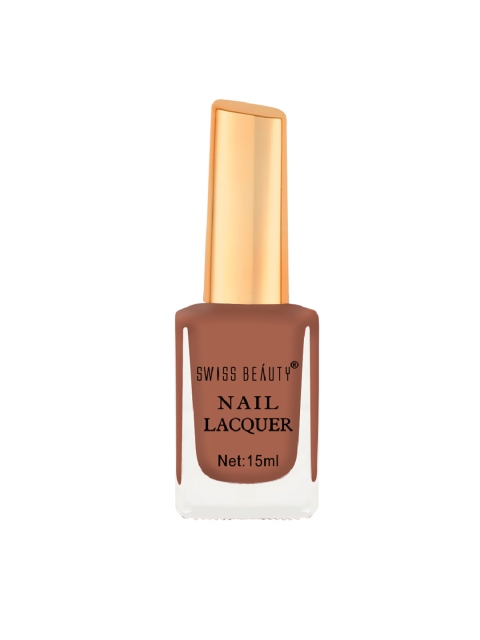 

SWISS BEAUTY Long Lasting Nail Lacquer-11, Brown