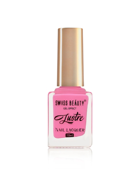 

SWISS BEAUTY Gel Effect Luster Nail Polish - 07, Pink