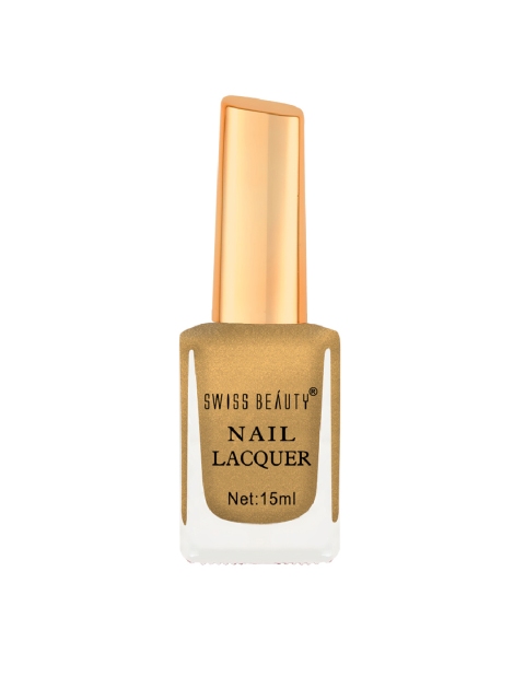 

SWISS BEAUTY Long Lasting Nail Lacquer-33, Gold