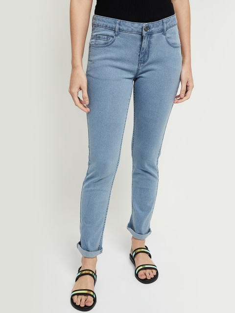 

max Women Blue Slim Fit Jeans