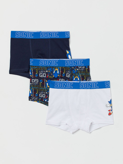 

H&M Boys 3-Pack Boxer Shorts, White