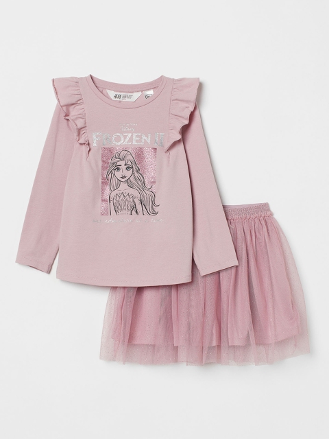 

H&M Girls Pink 2-Piece Frozen Set