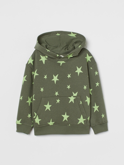 

H&M Boys Green Hooded Top