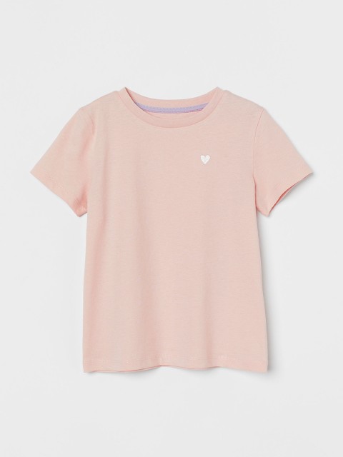 

H&M Girls Pink Cotton Jersey T-Shirt