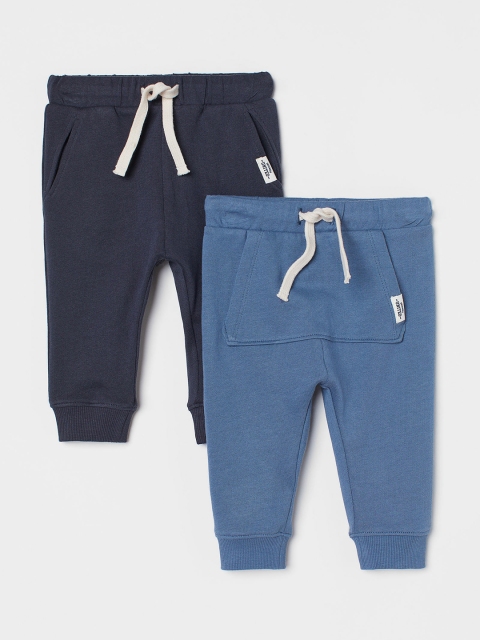 

H&M Boys Blue 2-Pack Cotton Joggers