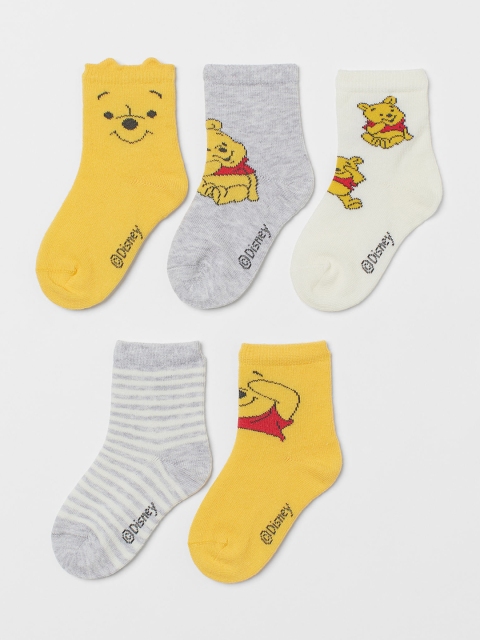 

H&M Girls Multicoloured 5-Pack Socks, Multi