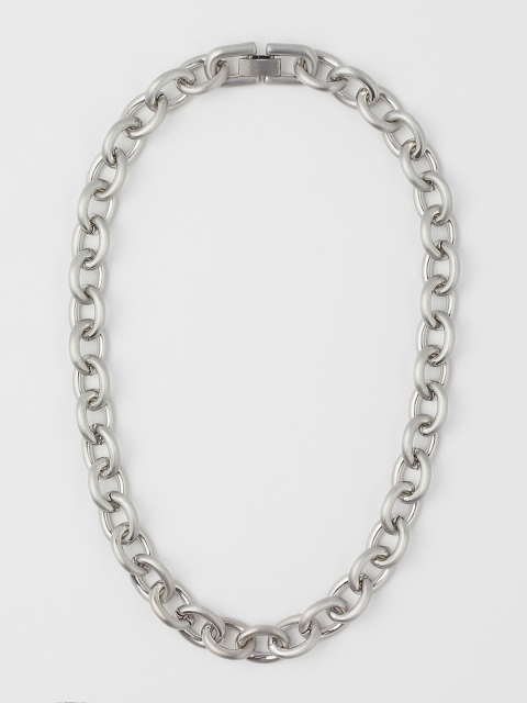 

H&M Men Silver-Toned Anchor Necklace