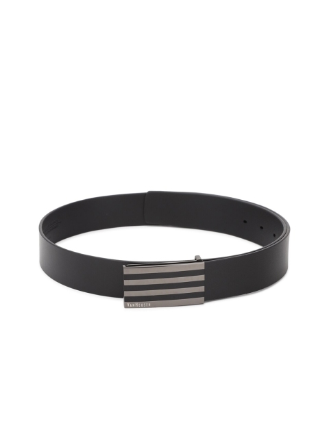 

Van Heusen Men Black Leather Belt