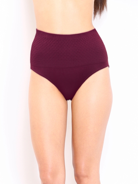 

Red Rose Maroon High Waist Shapewear
