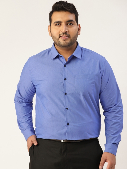 

IVOC Plus Men Blue Opaque Formal Shirt