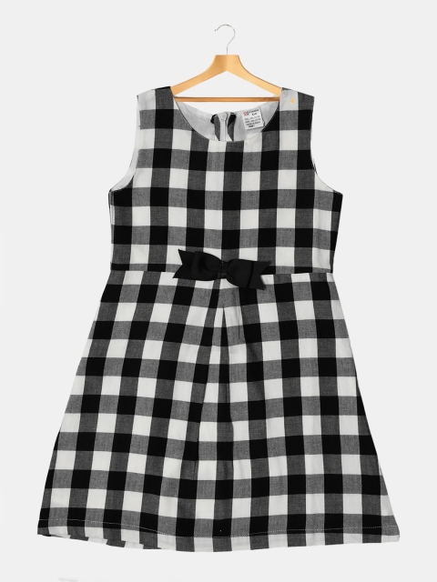 

Creative Kids Black Checked Dress