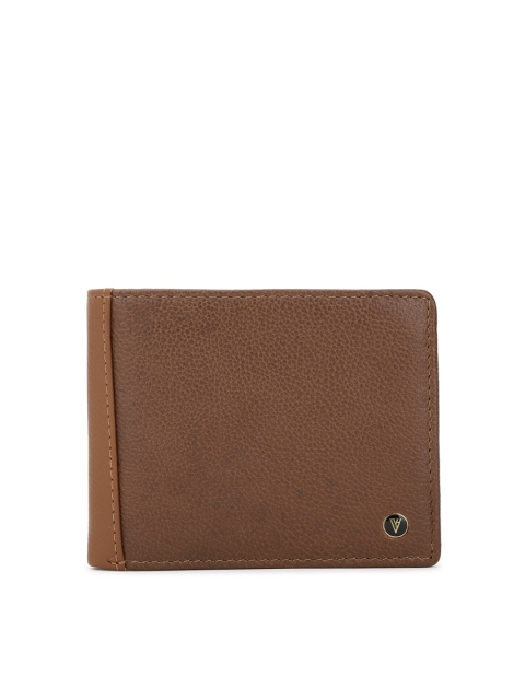 

Van Heusen Men Brown Leather Two Fold Wallet