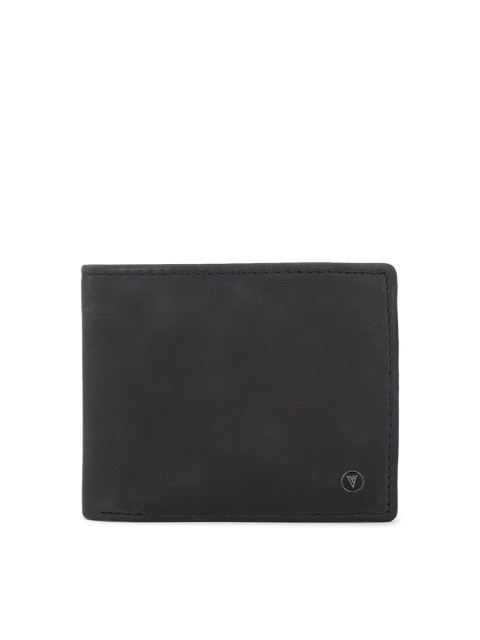 

Van Heusen Men Grey Leather Two Fold Wallet