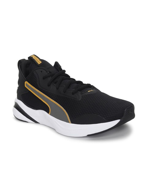 

Puma Men Black Softride Rift Textile Running Shoes