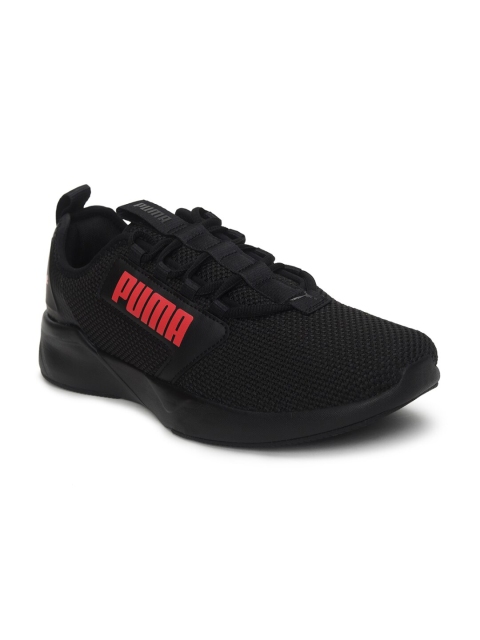 

Puma Men Black Retaliate Tongue SoftFoam Textile Running Shoes