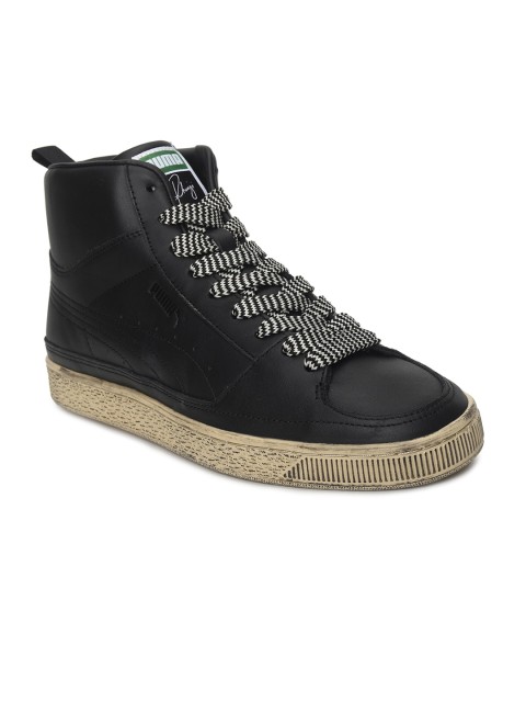 

Puma Unisex Black Suede Mid x Rhuigi Sneakers