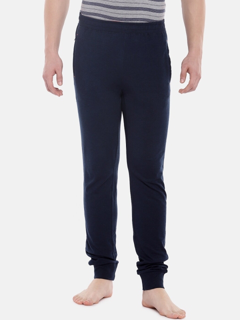 

Sweet Dreams Men Navy Blue Cotton Solid Pyjama