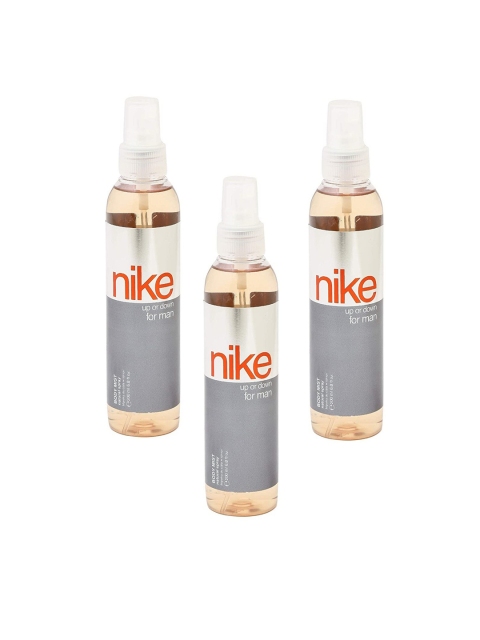 

Nike Men Pack of 3 Up or Down Man Body Mist, Transparent