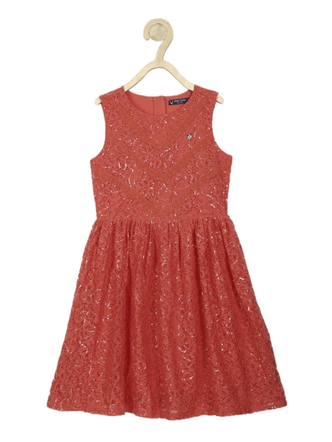 

Allen Solly Junior Girls Red Dress