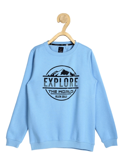 

Allen Solly Junior Boys Blue Printed Sweatshirt