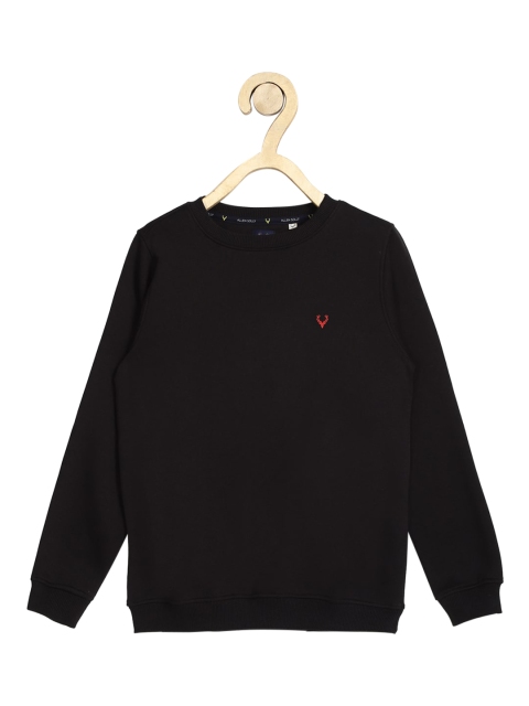 

Allen Solly Junior Boys Black Solid Sweatshirt