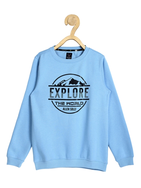 

Allen Solly Junior Boys Blue Printed Sweatshirt
