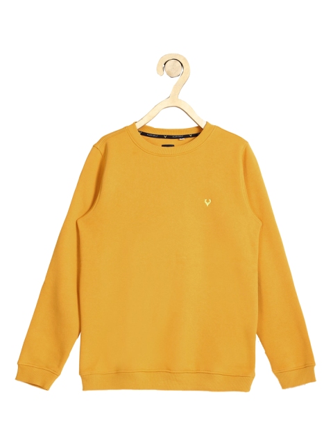 

Allen Solly Junior Boys Yellow Sweatshirt