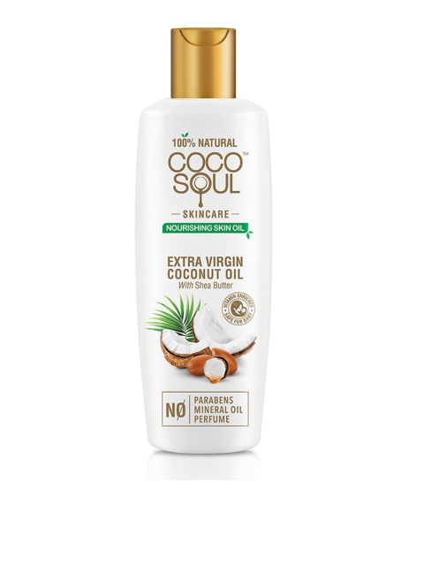 

Coco Soul Multipurpose Coconut Oil for Skin, Hair & Baby Massage 300 ml, White