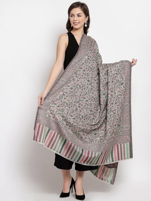

Pashtush Women Beige Woven Design Shawl