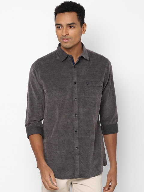 

Allen Solly Men Grey Slim Fit Opaque Casual Shirt