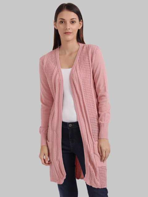 

Parx Women Pink Front-Open Sweater