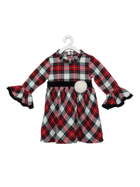 

Nauti Nati Red & White Checked Cotton Dress