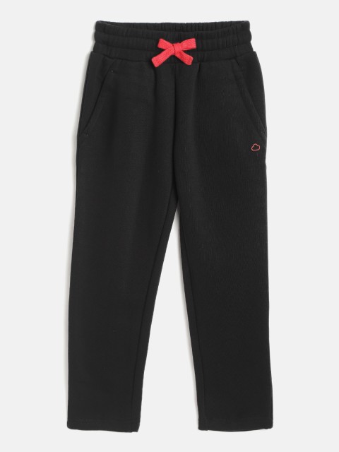 

Sweet Dreams Boys Black Solid Track Pants