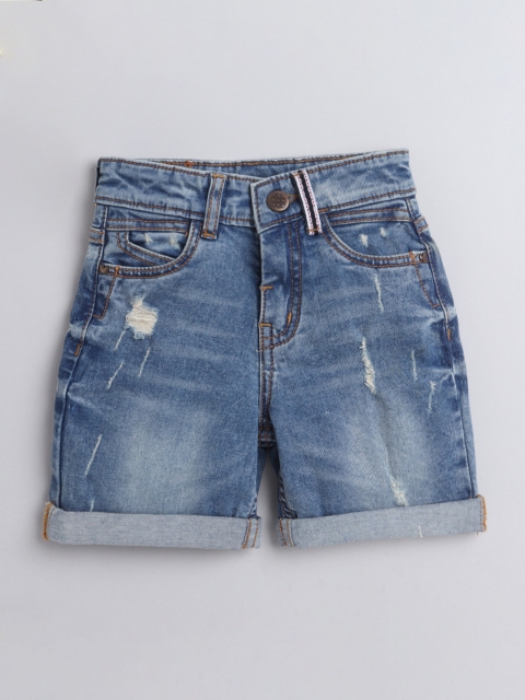 

Ed-a-Mamma Boys Blue Cotton Denim Shorts