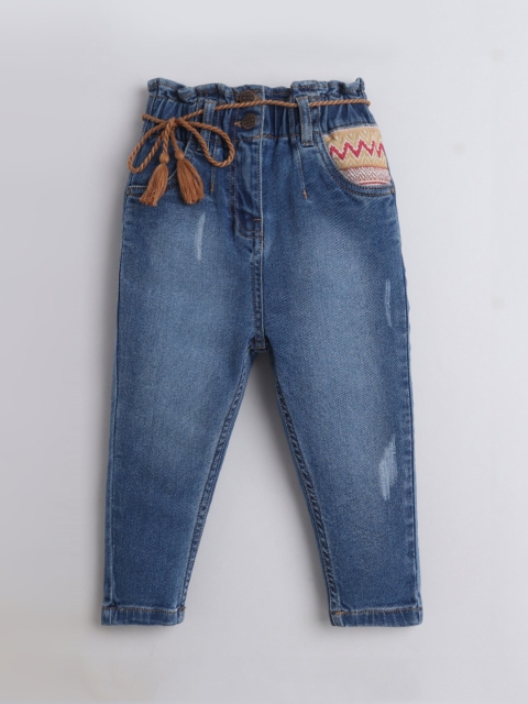 

Ed-a-Mamma Girls Blue Light Fade Stretchable Jeans