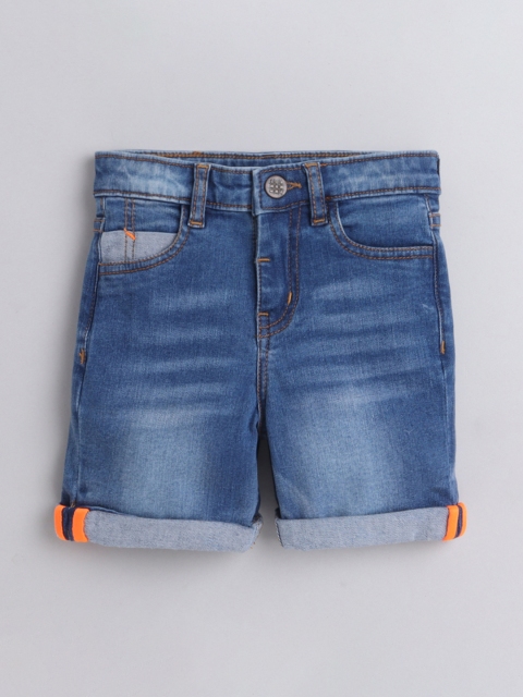 

Ed-a-Mamma Boys Blue Washed Denim Shorts