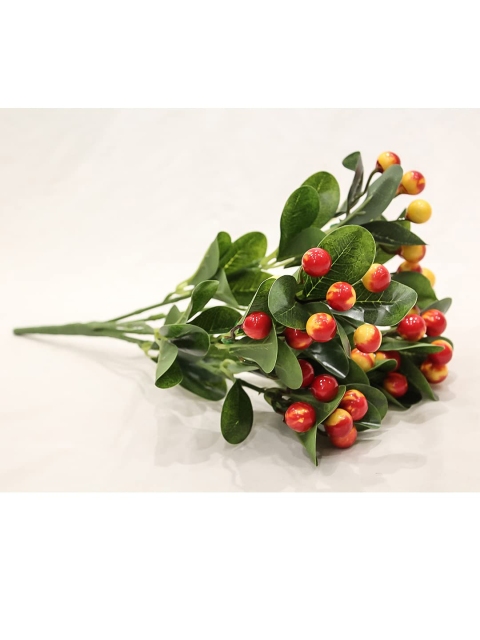 

PolliNation Orange & Green Cherry Artificial Flower Bunch