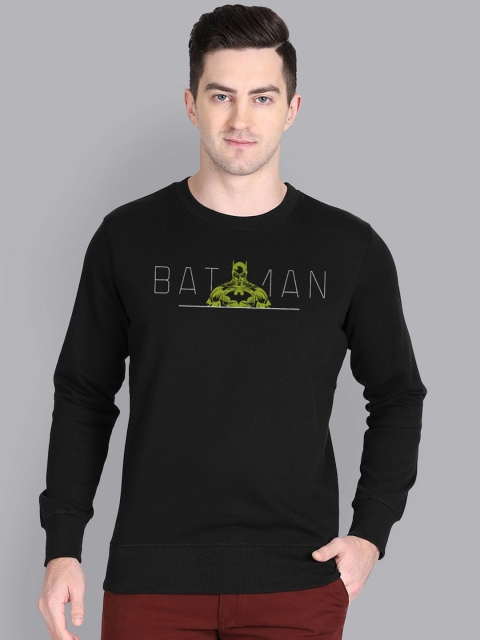 

Free Authority Men Black Batman Printed Sweatshirt