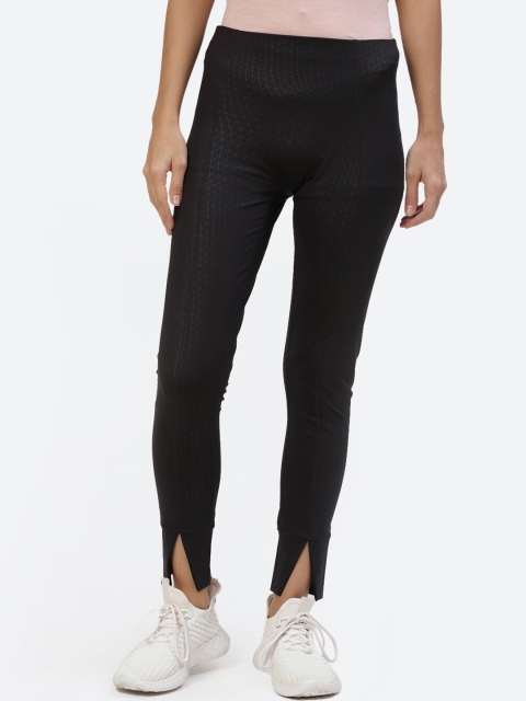 

ASICS Women Black Printed Tights