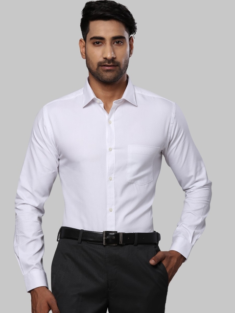 

Next Look Men White Slim Fit Opaque Formal Shirt