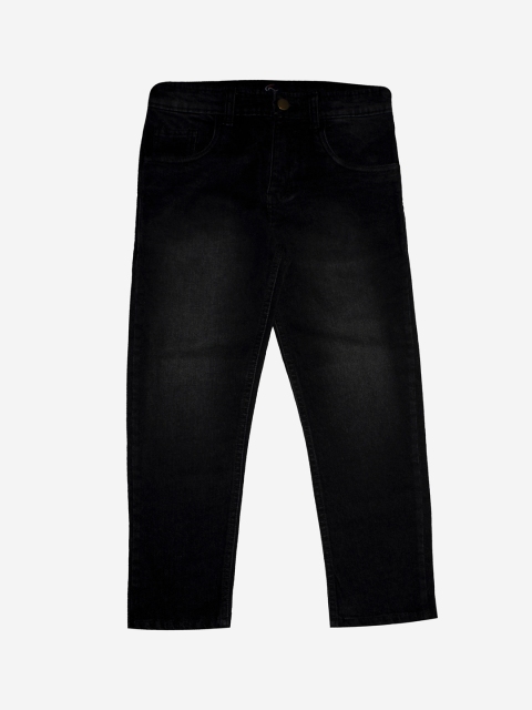 

KiddoPanti Boys Black Jean Light Fade Stretchable Jeans