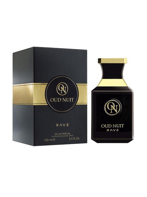 

Rave Unisex Oud Nuit Long Lasting Eau De Parfum 100ml, Black
