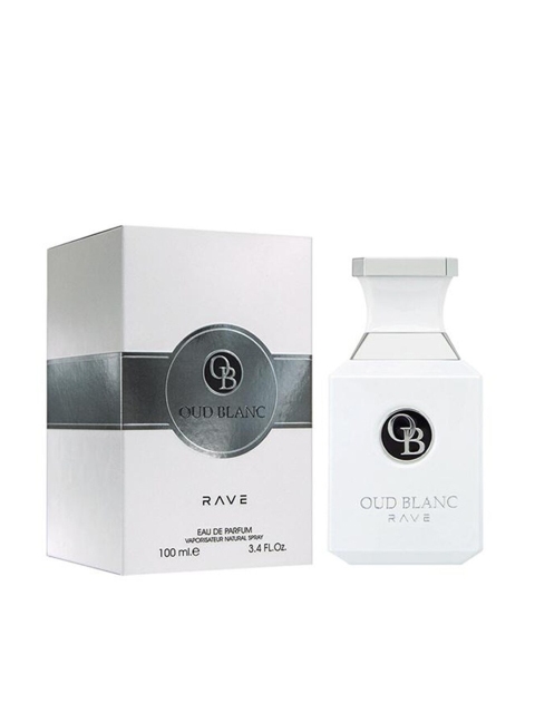 

Rave Unisex Oud Blanc Long Lasting Eau De Parfum 100ml, Blue