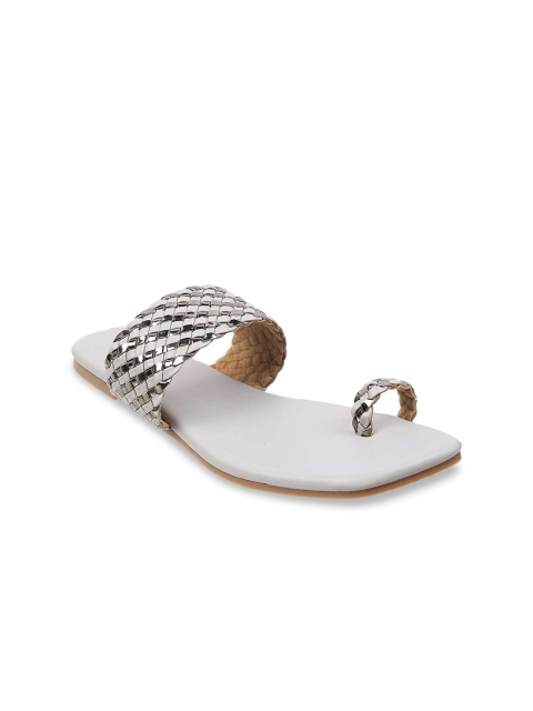 

WALKWAY Women Grey One Toe Flats
